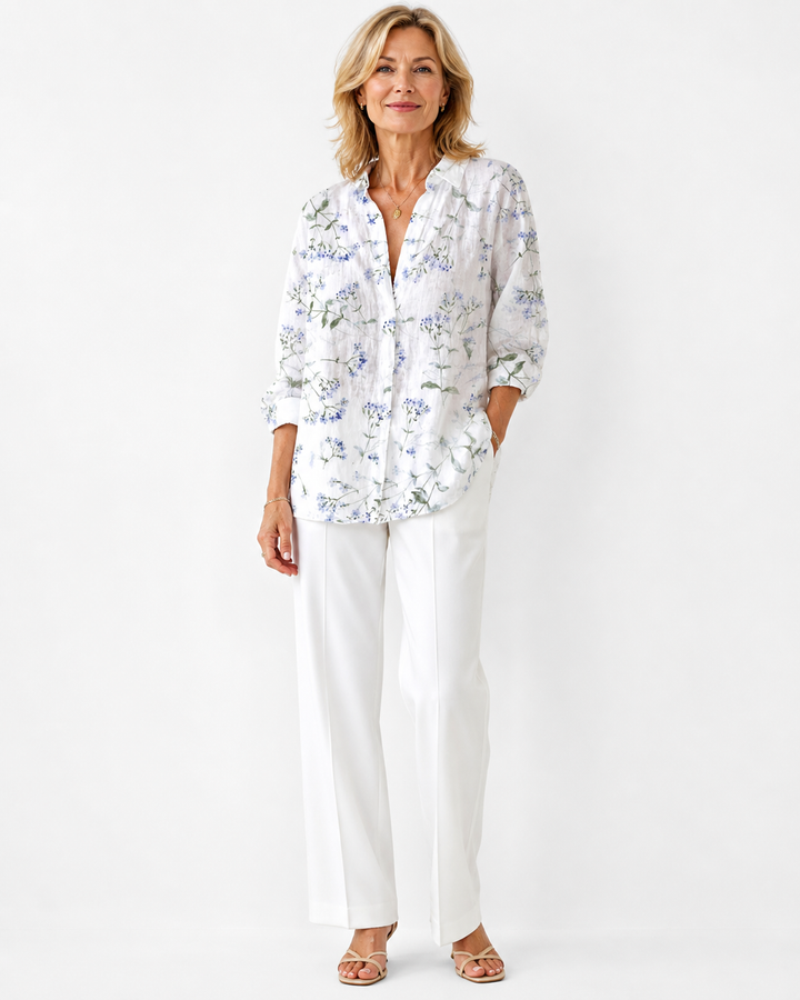 Blouse imprimée légère et colorée